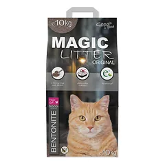 Magic Litter Bentonite Original kemšamos kraiko smiltys katei, 10 kg — 2 nuotrauka