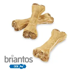 Briantos Chew Bones su antiena ir obuoliais, skanėstai šunims — 2 nuotrauka