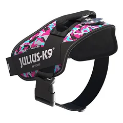 JULIUS-K9 IDC® Power petnešos šunims, rožinės ir pilkos, Dideliems 26–45 kg — 3 nuotrauka