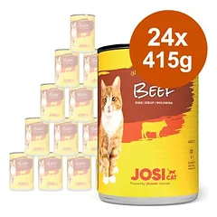 JosiCat padaže, drėgnas maistas katėms, ekonominė pakuotė 24 x 415 g