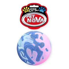 PET NOVA DOG LIFE STYLE Plaukiojantis kamuolys, 7 cm dydžio, įvairiaspalvis vanilės aromatas
