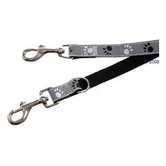 Trixie rinkinys: antkaklis Pfoten Silver Reflect + pavadėlis šunims — 5 nuotrauka