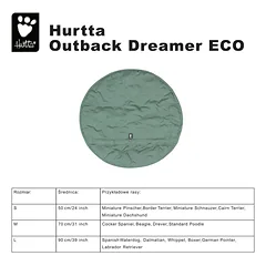 Hurtta Outback Dreamer ECO Hedge - vandeniui atsparus miegmaišis šunims, su šiltu pamušalu — 2 nuotrauka