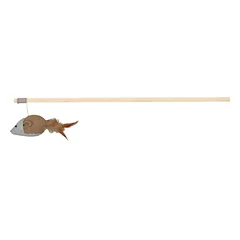 Trixie Meškerė su pele ir plunksnomis, medis/džiutas, 50 cm