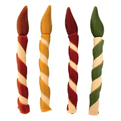 CROCI PARTY CANDLES žvakutės 9.5cm 4vnt-28g
