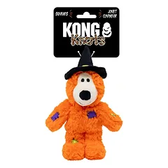 KONG Halloween WildKnotsBear minkštas žaislas šunims, oranžinis, S/M
