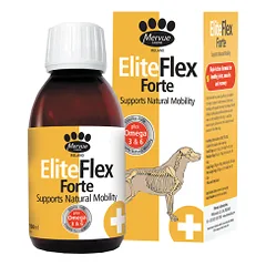 Mervue EliteFlex Forte papildai sąnariams šunims, 150 ml