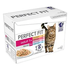 Perfect Fit drėgnas maistas katėms, ekonominė pakuotė 96 x 85 g — 2 nuotrauka