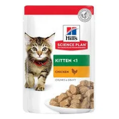 Hill's Science Plan Kitten Chicken guliašas su vištiena kačiukams