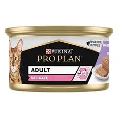 PRO PLAN Adult Delicate Šlapias kačių ėdalas su kalakutiena 85g nuotrauka