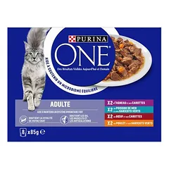 Purina ONE ADULT, ekonominė pakuotė 16 x 85 g, 80 - 99 g — 2 nuotrauka