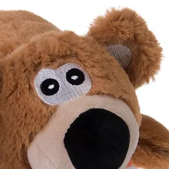 zooplus Exclusive žaislas šunims, meškiukas su virve, 2 vnt. ekonominiame rinkinyje — 5 nuotrauka