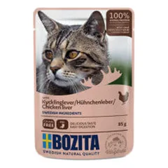 Bozita konservai vištienos kepenėlėse drebučiuose katėms - Pet24