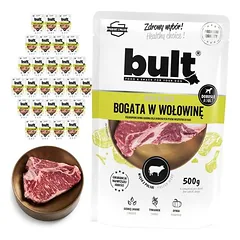 BULT drėgnas maistas šunims, maišeliai 30 x 500 g, Veršiena — 4 nuotrauka