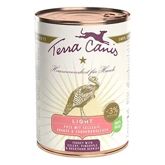 Terra Canis Light drėgnas maistas šunims 6 x 400 g