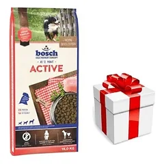 Bosch Active, paukštiena 15kg + STAIGMENA ŠUNIUI