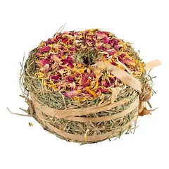 Duvo+ Heu-Donut mit Blumen-Topping 65 g