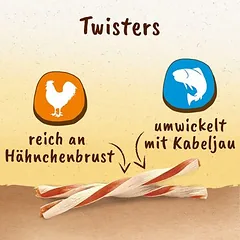 8in1 Tasties su višta Twisters, skanėstai šunims — 4 nuotrauka