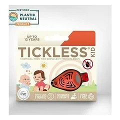 Tickless Kid ultragarsinis erkių atbaidymo prietaisas vaikams (oranžinė)