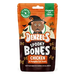 Denzel's Halloween kauliukų formos skanėstai katėms, 50g