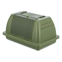 Trixie transportavimo dėžė paukščiams ir smulkiems gyvūnams 24x13x16 cm alyvuogių žalia