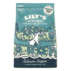 LILY'S KITCHEN – begrūdis sausas maistas šunims su lašiša – Lily's Kitchen