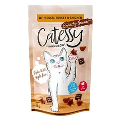 Catessy traškūs skanėstai katėms, ekonominė pakuotė 15 x 65 g — 2 nuotrauka