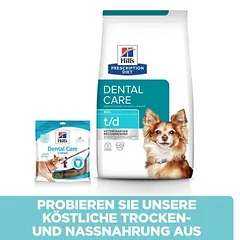 Hill's Prescription Diet t/d Dental Care Mini su vištiena, sausas maistas šunims — 5 nuotrauka