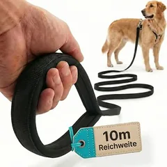 HUND IST KÖNIG 10 m ilgas pavadėlis šunims su paminkštinta rankena