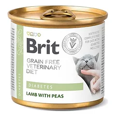 Brit GF Veterinary Diets kons. katėms Diabetes 200g parduotuvėje zooprekes24.lt