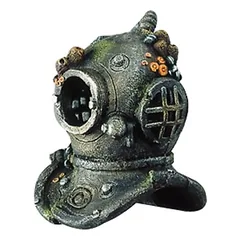 Aqua Della Aquariumdekoration Taucherhelm mit Ausströmer