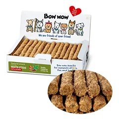 Skanėstai šunims BOW WOW Meaty stick su jautiena ir kolagenu, 50 vnt