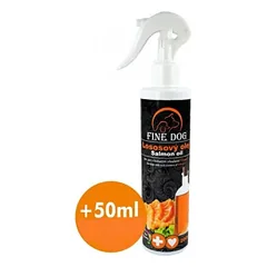 FINE DOG lašišų aliejus su purkštuvu 200ml+50ml