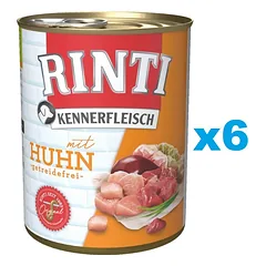 RINTI Kennerfleisch Chicken vištiena 6x400 g — 1 nuotrauka