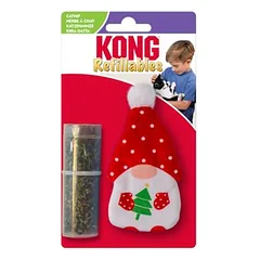 KONG Holiday Refillables Gnom žaislas katėms, 1 vnt. — 2 nuotrauka