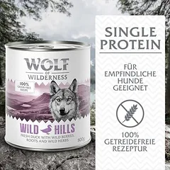 Wolf of Wilderness Adult - Single Meat 6 x 800 g 