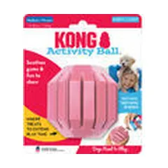 KONG žaislas šuniukams Puppy Activity Ball, vidutinis, įvairių spalvų — 3 nuotrauka