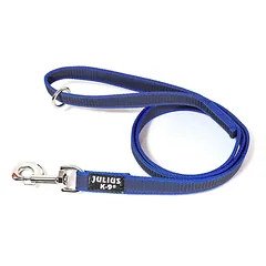 Julius K9 Color & Gray Supergrip pavadėlis su rankena ir žiedu - neslystantis šuns pavadėlis su rankena ir žiedu, Niebieski / 2x120cm — 5 nuotrauka
