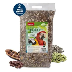 PANTO Papageienfutter Spezial - Futter für Papageien ohne Nüsse mit Kernen