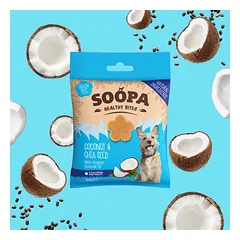 SOOPA Kokosų ir Čija sėklų skanėstai šunims, Coconut & Chia Seed Dog Treats, 50g — 2 nuotrauka