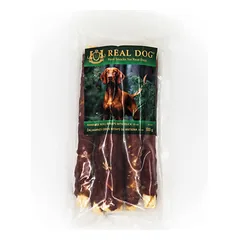Real Dog odos vyniotinis su antiena 25 cm, skanėstai šunims 500 g parduotuvėje mumbo.lt
