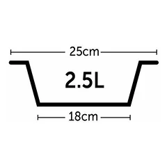 Flamingo dubenėlių stovas Otis su dubenėliais 2x25 cm 2,5 l — 4 nuotrauka