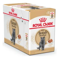 Royal Canin British Shorthair konservai britų trumpaplaukėms veislės katėms, 85g x12 vnt.