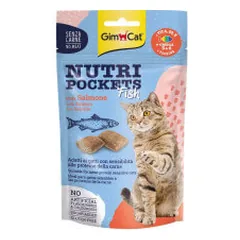 GimCat Nutri Pockets skanėstai su žuvimi ir lašiša katėms - Pet24