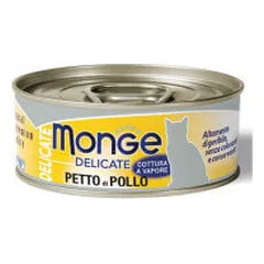 Monge Delicate konservai su vištienos krūtinėle katėms