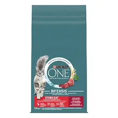 Purina One Sterilcat Rich in Beef and Wheat 9,75kg