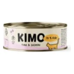 Kimo Tuna&Salmon konservuotas pašaras katėms su tunu ir lašiša (70g x 24vnt.)