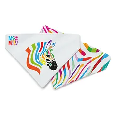 Max&Molly Dvipusis Skarelė Magic Zebra - šunų skarelė, dvipusė, vaivorykštės zebro raštas — 2 nuotrauka