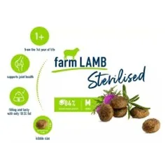 Happy Cat visavertis pašaras sterilizuotoms katėms su ėriena Sterilised Weide Lamm, 1,3 kg — 3 nuotrauka