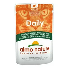Almo Nature Daily teļš un jērs 70 g - konservi kaķiem — 2 nuotrauka
